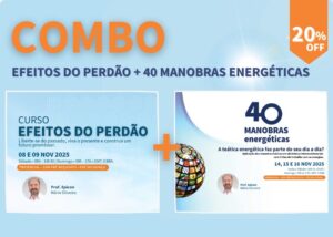 COMBO - Efeitos do Perdão (08 e 09/11/2025) & 40 Manobras Energéticas (14 a 16/11/2025) - Prof. Mário Oliveira / Presencial / Foz do Iguaçu - PR