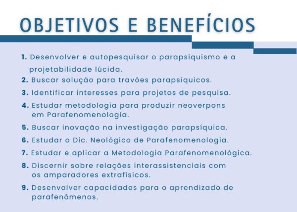 Vivências Parapsíquicas II - Turma 02 (Profº Ulisses Schlosser / Híbrido / Quinzenal / Segundas - 19h00 às 21h30 / Início - 25/08/2025) - Imagem 2