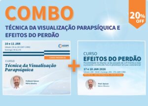 COMBO - Técnica da Visualização Parapsíquica (10 e 11/01/2026) & Efeitos do Perdão (17 e 18/01/2026) - Prof. Mário Oliveira / Presencial / Foz do Iguaçu - PR