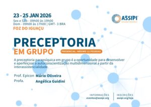 Preceptoria Parapsíquica em Grupo (Profº Mário Oliveira / 23 a 25/01/2026)